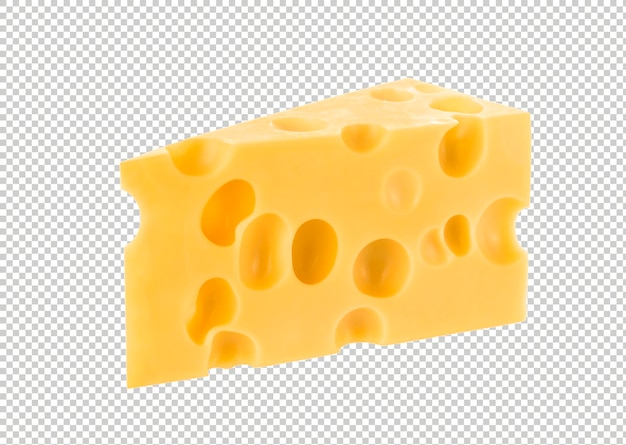 Käse auf weißem Hintergrund