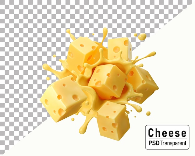 PSD käsesauce, die in der herzform mit cheddar-käse spritzt