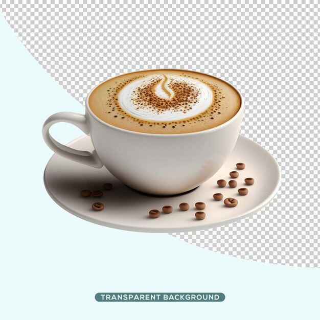 PSD kaffee latte