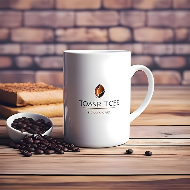 Kaffee- und tee-tassen-mockup