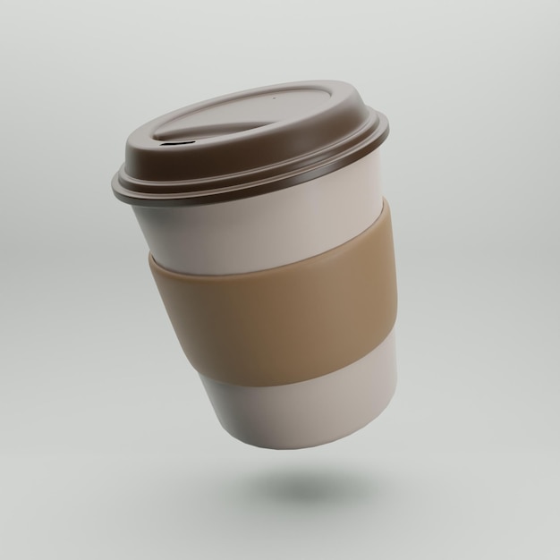 Kaffeebecher braunes Papier