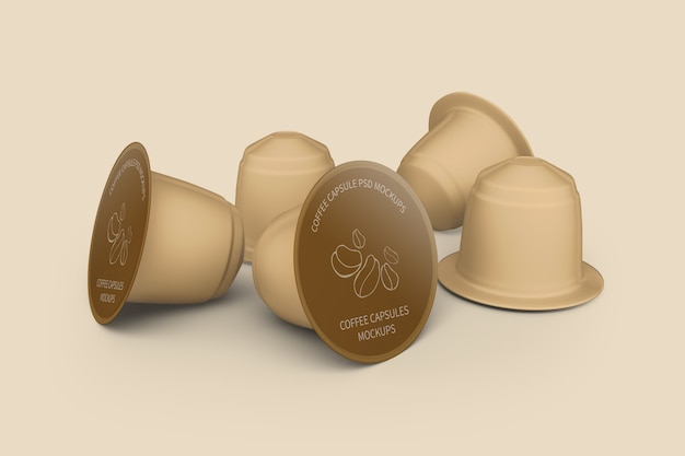 Kaffeekapsel-Mockup