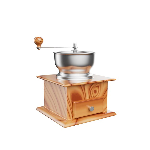 PSD kaffeemaschine 3d-illustration