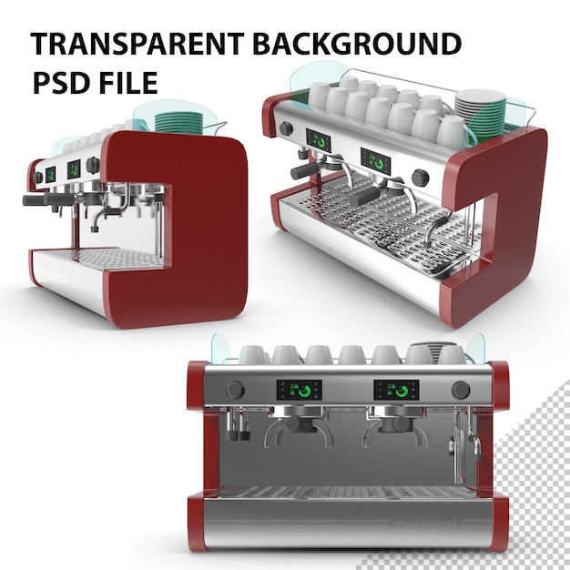 PSD kaffeemaschine png