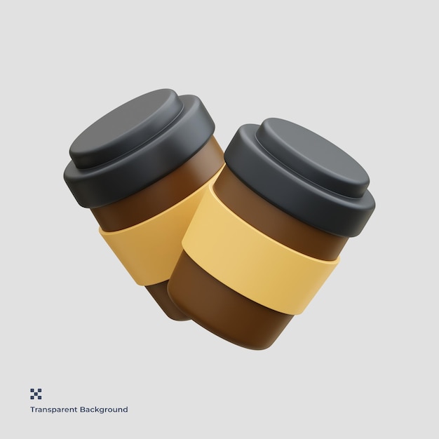 PSD kaffeetasse 3d-darstellung