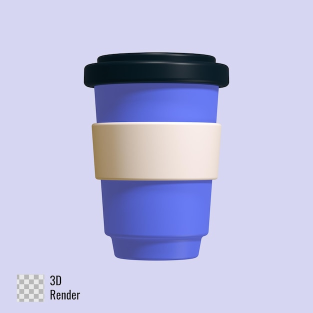 Kaffeetasse Objekt 3d gerendert