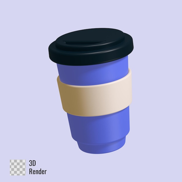 Kaffeetasse Objekt 3d gerendert