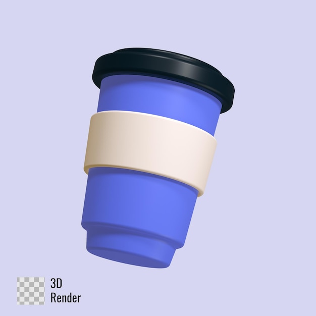 Kaffeetasse Objekt 3d gerendert