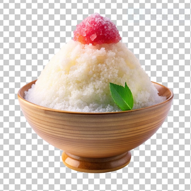 PSD kakigori em fundo transparente