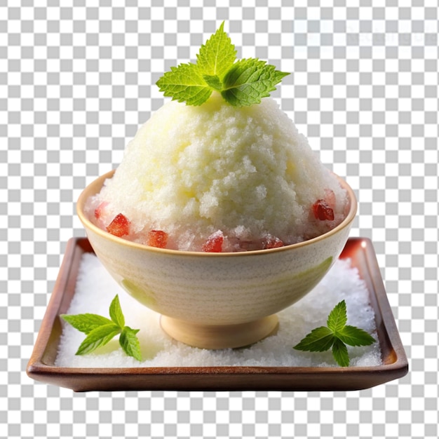 PSD kakigori on transparent background