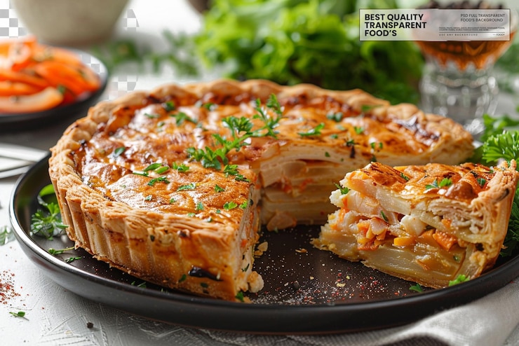 PSD kalakukko torta de peixe finlandesa feita com massa de centeio e peixe em fundo transparente