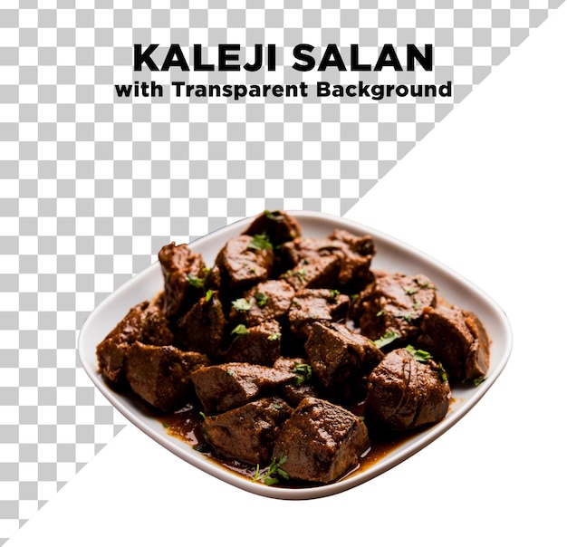 PSD kaleji salan gosht bakra eid adha foto de comida paquistanesa psd com fundo transparente