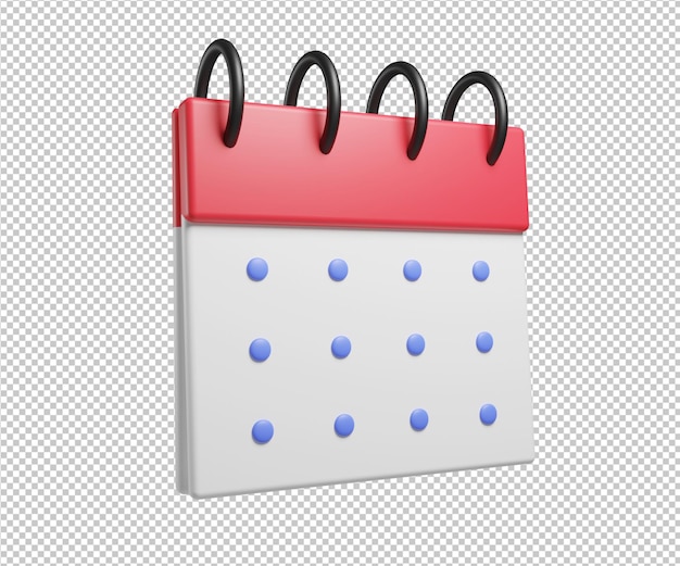 Kalender 3d Illustration