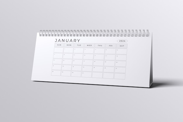 Kalender-Mockup-Ansicht