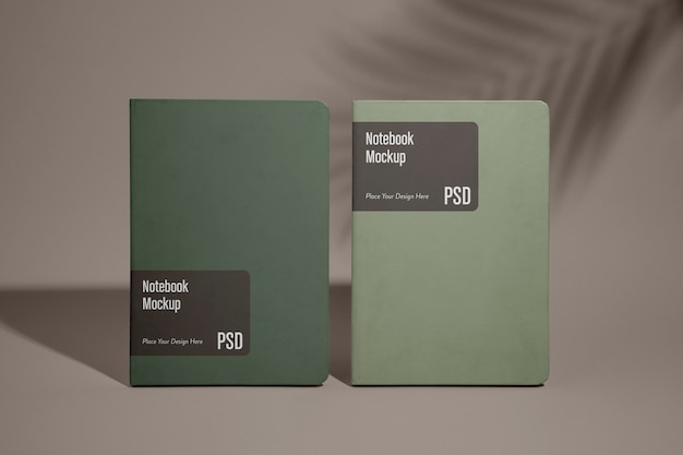 Kalender- und Planer-Notizbuch-Mock-up