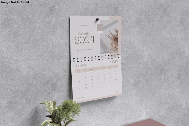 Kalenderwand-Mockup