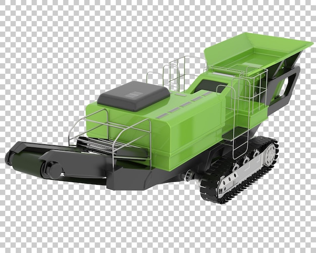 Kalthobel auf transparentem Hintergrund 3D-Darstellung
