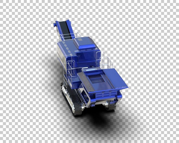 Kaltplaner isoliert auf dem Hintergrund 3D-Rendering-Illustration