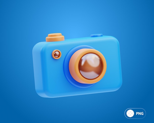 Kamerareise 3D-Illustration
