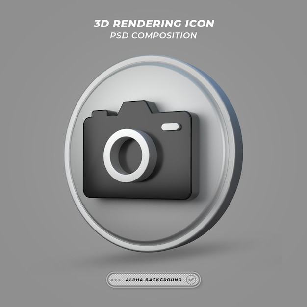 Kamerasymbol beim 3D-Rendering