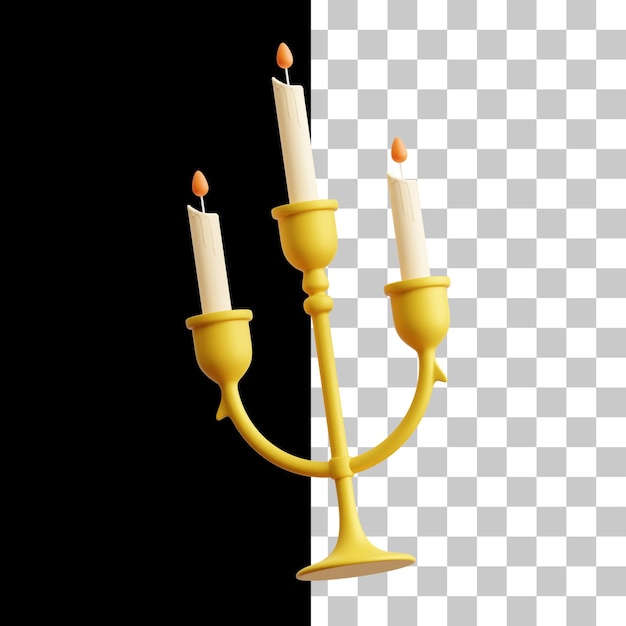 Kandelaber 3D-Illustration