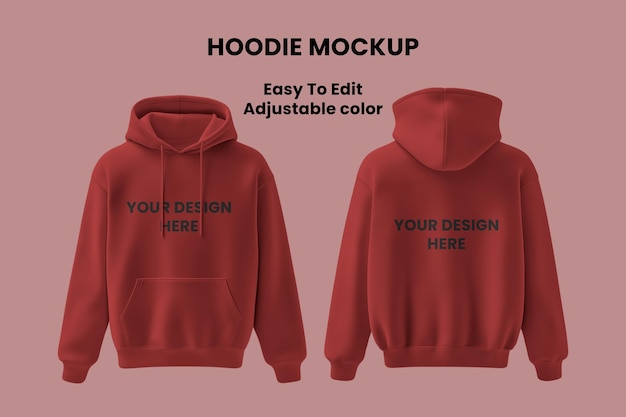 Kapuzen-Mockup