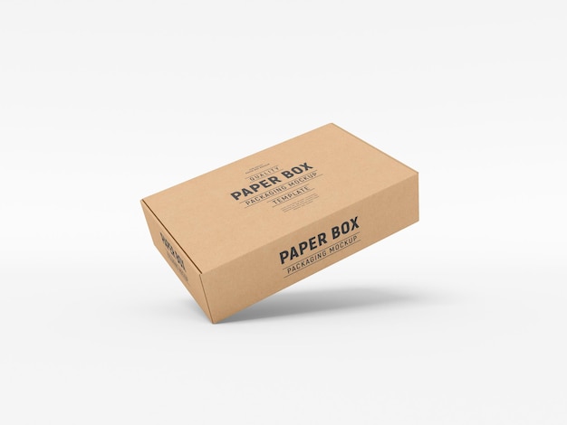 Karton-papierbox-verpackungsmodell