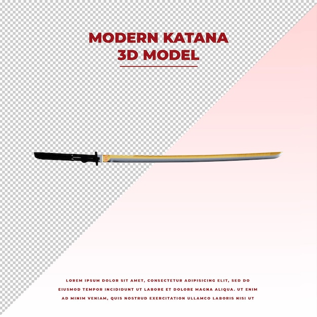 Katana im modernen Stil