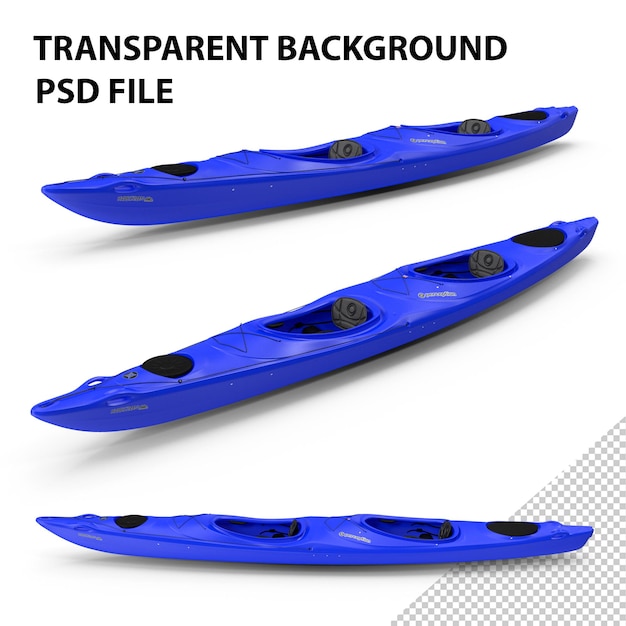 PSD kayak blau png