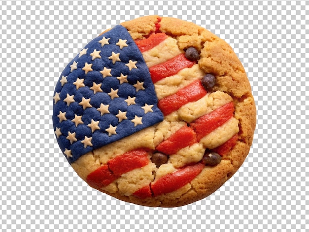 PSD kekse mit usa-flagge