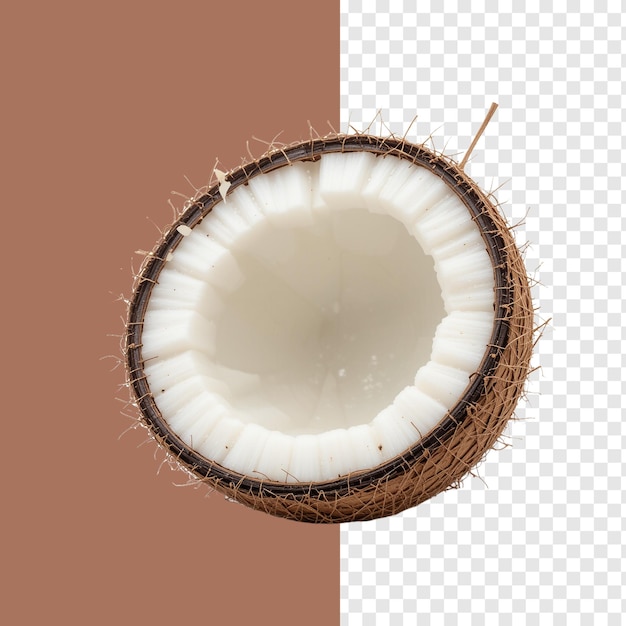 Kelapa terisolasi pada latar belakang putih
