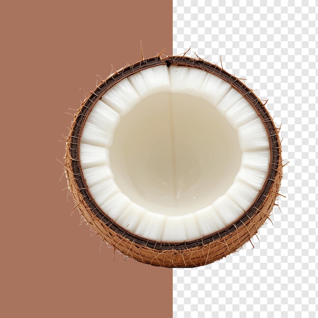 Kelapa terisolasi pada latar belakang putih