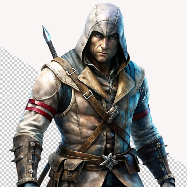 Kenway-mörder auf durchsichtigem hintergrund