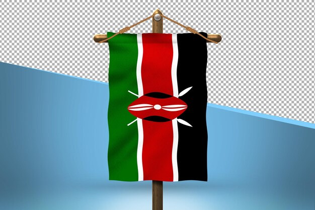 PSD kenya hang flag design background