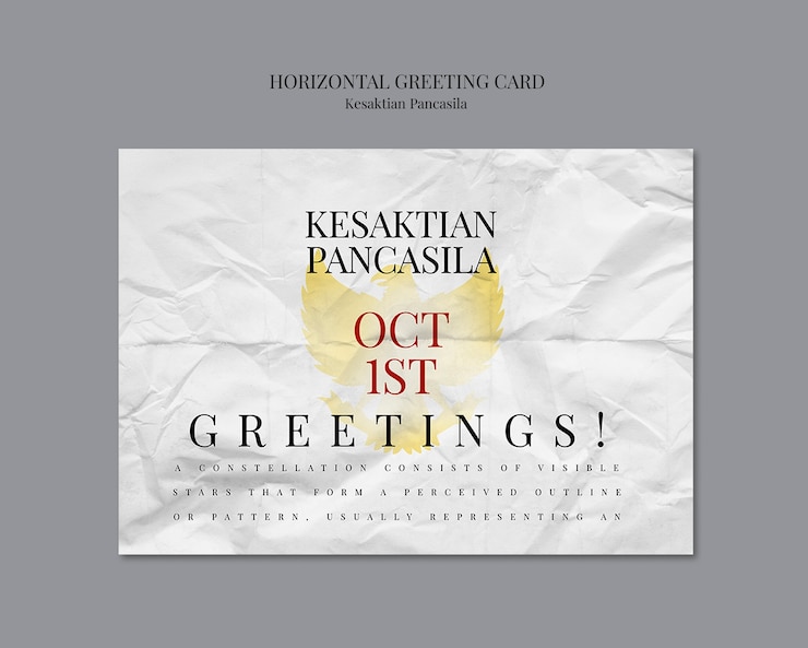PSD kesaktian-pancasila-vorlage-design