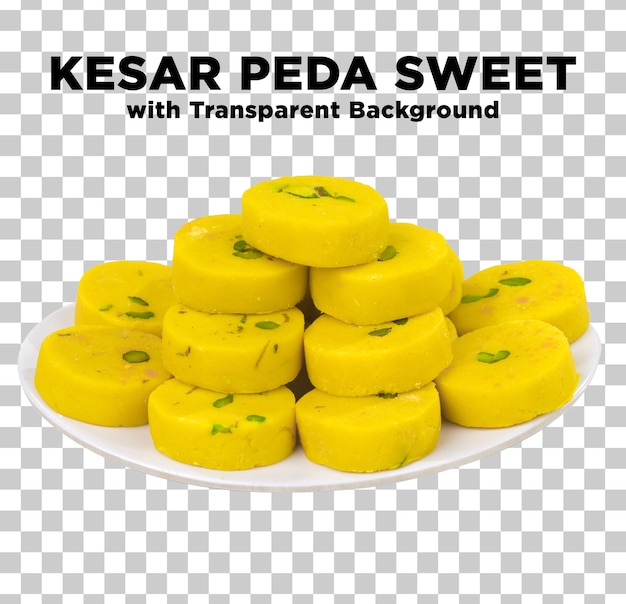 PSD kesar peda desierto dulce indio foto psd en fondo transparente