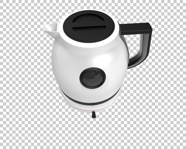 Kessel isoliert auf durchsichtigem Hintergrund 3D-Rendering-Illustration