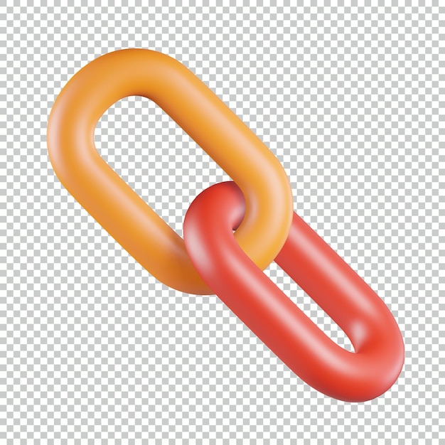 PSD kette 3d-symbol