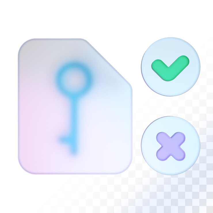 PSD key smart contract crosschain glass 3d
