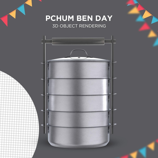 Khmer Chansrak Rendu 3d Pchum Ben Day