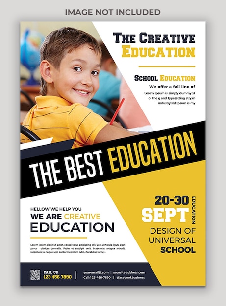 Kids Education Flyer