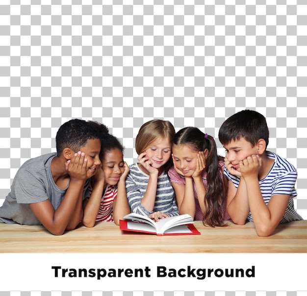 Kinder lesen zusammen