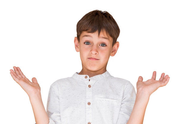 Kinderausdruck Porträt hautnah