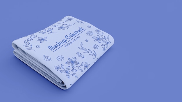 Kinderbett-Mockup-Design