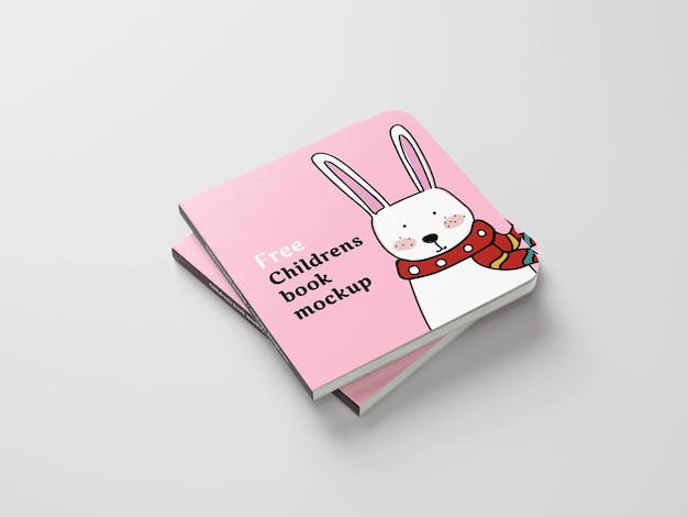 Kinderbuch-attrappe im psd-format