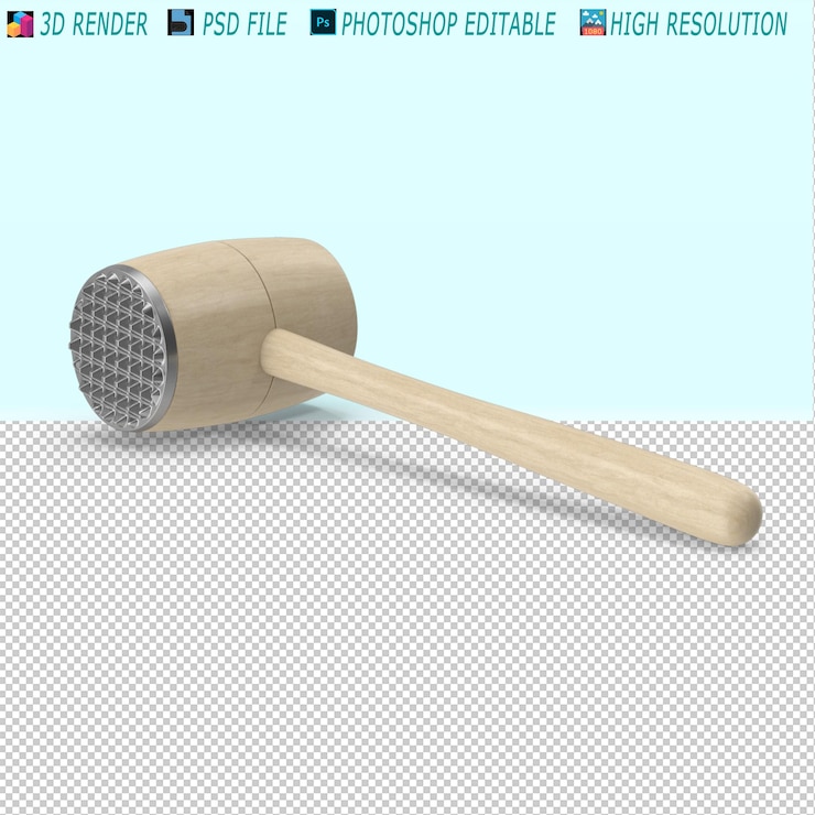 PSD kitchen hammer 3d psd