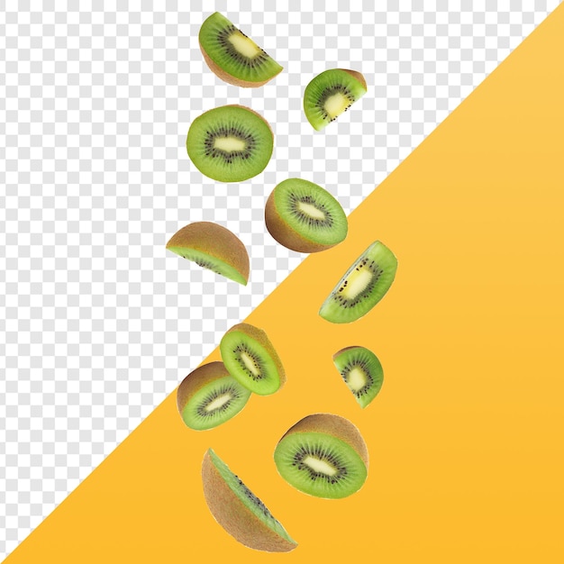 Kiwi a fette cadenti