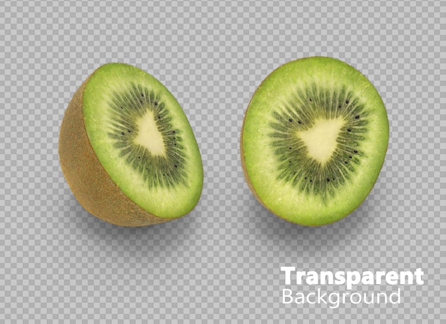 Kiwi auf durchsichtigem Hintergrund