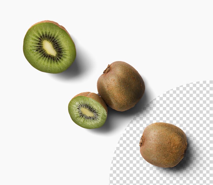 Kiwi sfondo bianco isolato