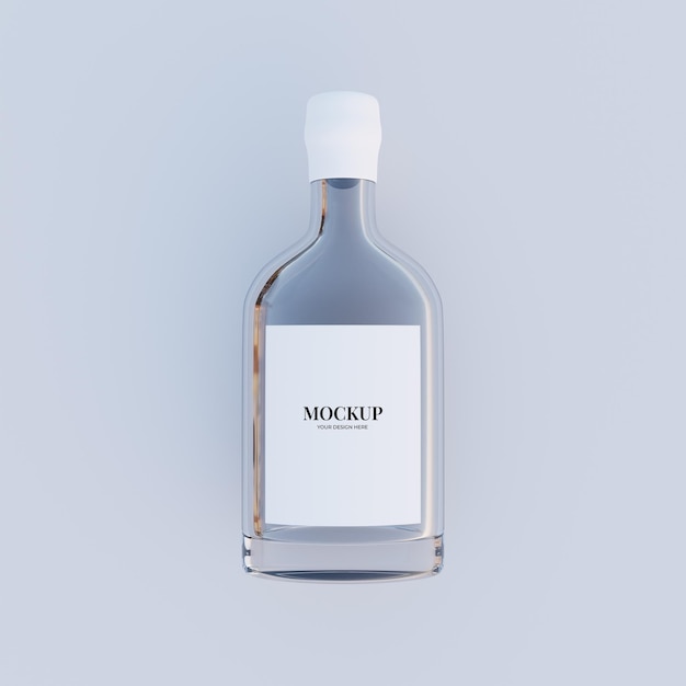 Klare, elegante Flaschenmodell-Wasserflasche